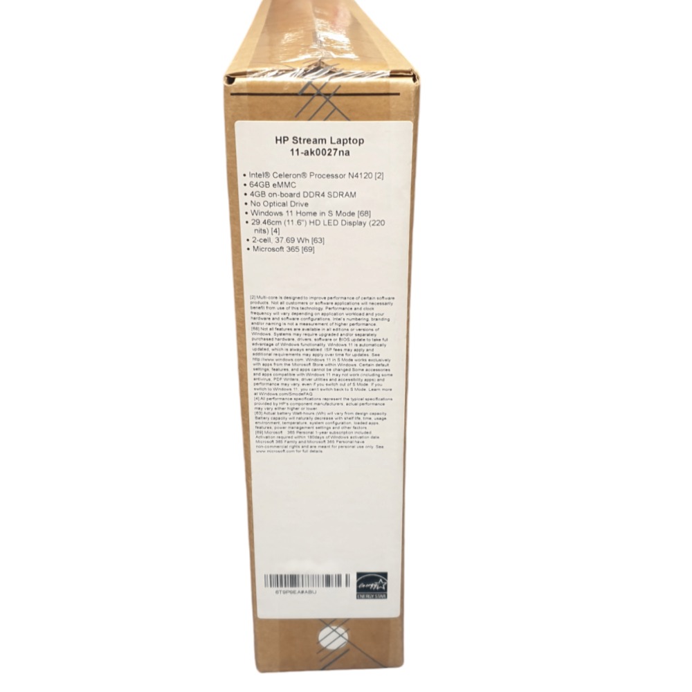 HP Stream 11AK0027NA 11.6" Laptop 64GB HDDM 4GB RAM (Sealed) Own4Less